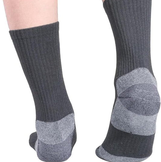 Men's Walking Sports Socks 5 Pairs - Grey
