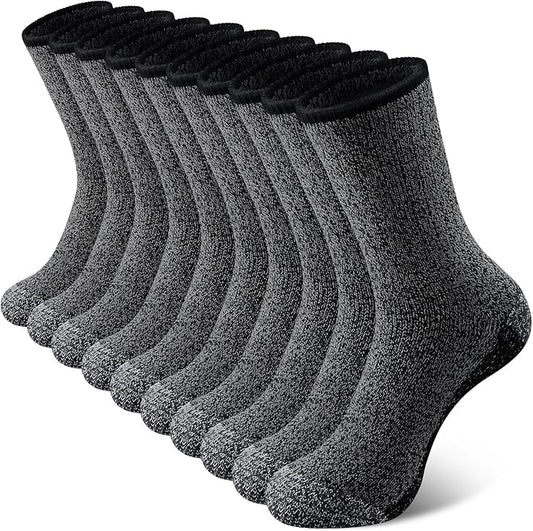 Men's thermal Breathable Thick Winter Hiking Socks 5 Pairs